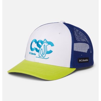 Columbia Snap Back, Gorras Blancos Azules Para Niña | 928635-AZP